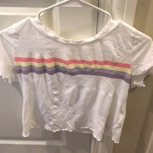 Hollister crop top tee